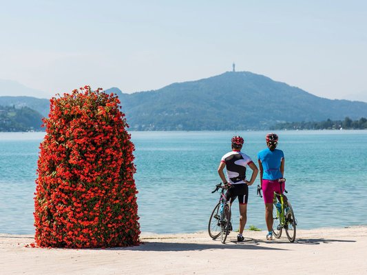 [Translate to Englisch:] Ostbucht Wörtersee, (c) Foto: Tourismus Region Klagenfurt am Wörthersee / Franz Gerdl